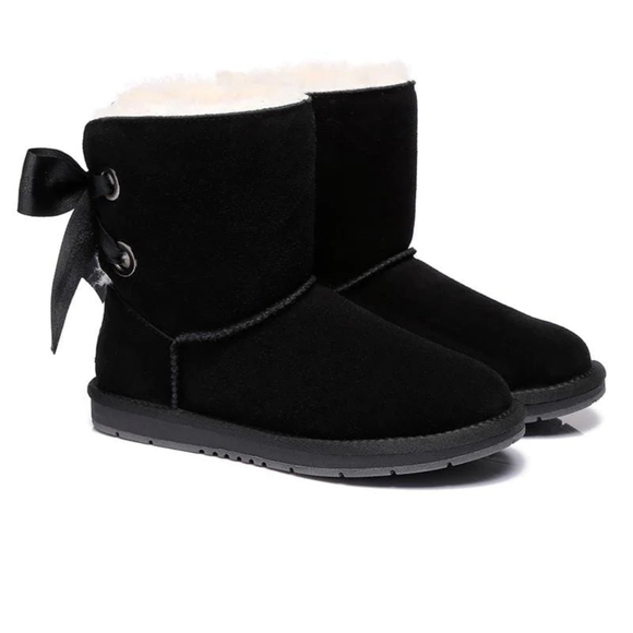 UGG Valentina Boot- Black- Size 7 - Picture 7 of 8
